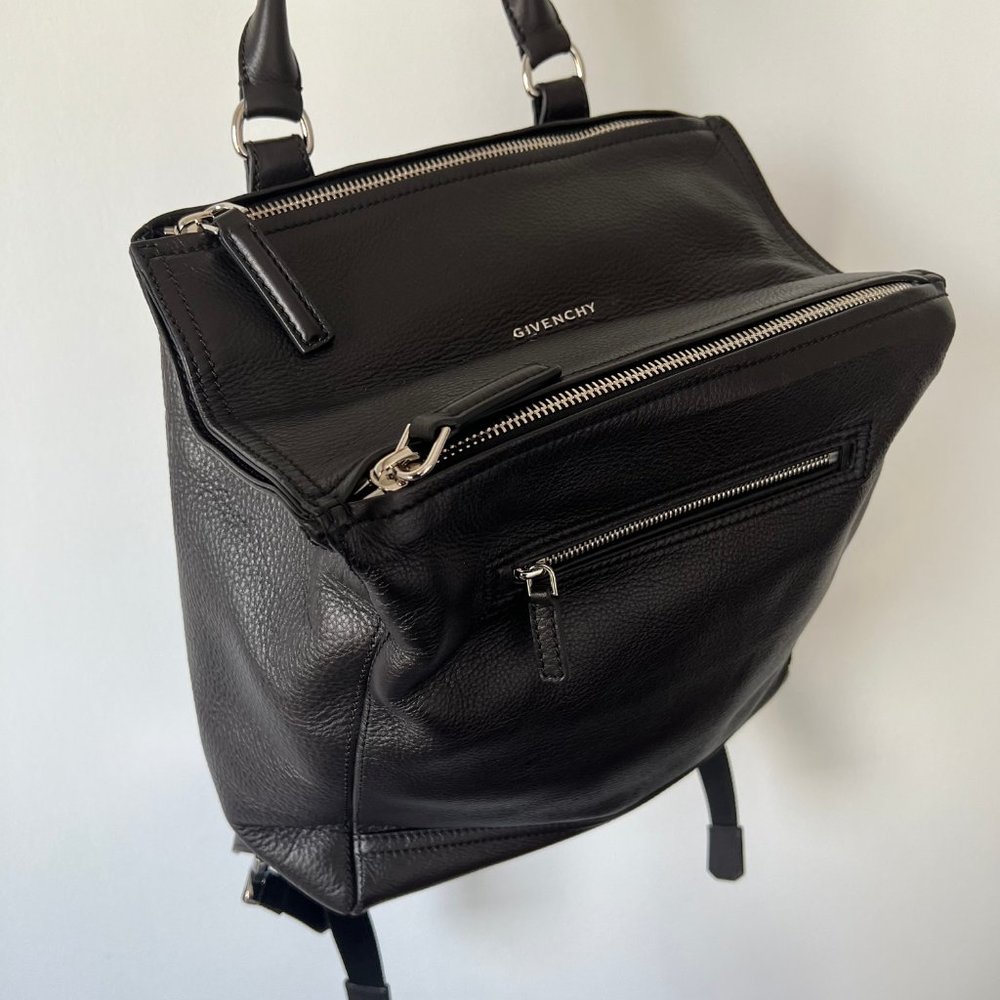 Givenchy Pandora Backpack Black Leather